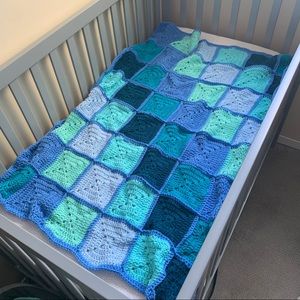 Made by Grandma - Hand Crocheted Baby Blanket